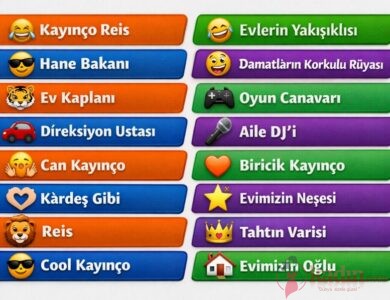 kayınçoyu telefona kaydetme isimleri